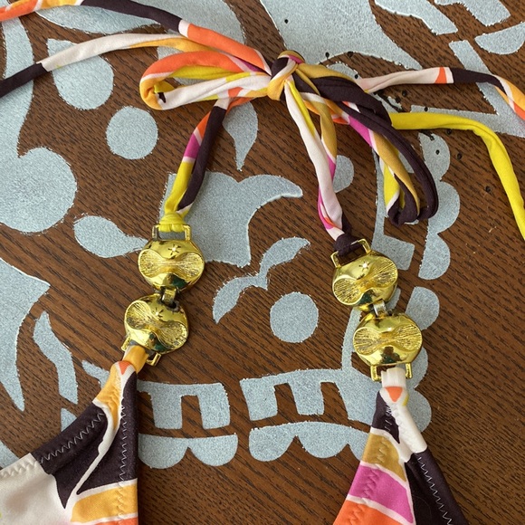 Trina Turk Retro Triangle Bikini Top - Picture 2 of 5